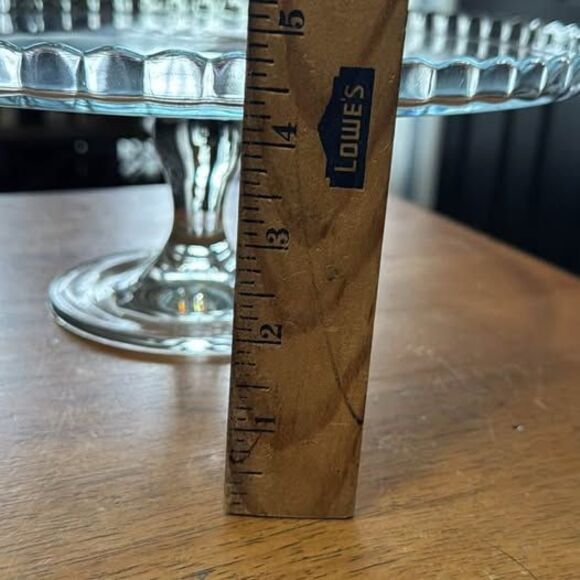 Glass Cake stand or cupcake stand with glass dome -discontinued - Picture 6 of 7